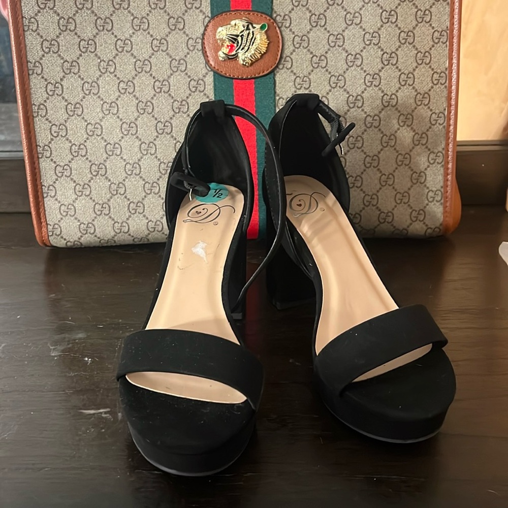Black heels